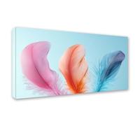 Diamond Painting Adulte Grand Format 60x30cm, Peinture Diamant Plume, Broderie Diamant Kit Complet, Paysage Diamond Painting Carré, DIY Strass Point de Croix Art pour Decoration Murale Cadeau 0J-665