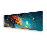 Diamond Painting Adulte Grand Format 70x210 cm, Peinture Diamant Papillon Diamond Painting Arbre Broderie Diamant Kit Complet, DIY Carré Strass Point de Croix Art pour Décoration Maison Cadeau K0-494