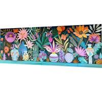 Diamond Painting Adulte Grand Format 75x25cm, Bricolage 5D Broderie Diamant Feuilles Peinture Diamant Enfant Papillon Peinture Diamants Loisirs Créatifs Adultes, Décoration Chambre, Cadeau C2-130