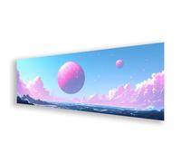 Diamond Painting Adulte Grand Format 90x270 cm, Peinture Diamant Abstrait Diamond Painting Lune Broderie Diamant Kit Complet, DIY Carré Strass Point de Croix Art pour Décoration Maison Cadeau K0-434