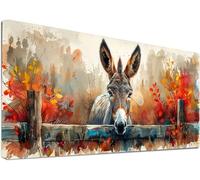 Diamond Painting Adulte Grand Format âNe, 5D Diamond Painting Feuilles, DIY Activité Manuelle Adulte, Peinture Diamant Kit Broderie, Diamant Art Mosaik Crafts, Decoration Murale 60x120cm 0-3015