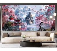 diamond painting adulte grand format Chinois xxl 60 x 30 cm DIY paysage peinture diamant Broderie Complet，5D Square Diamant Painting Adulte Femme Cadeau，Diamant Art Crafts Maison Décor Gifts J97