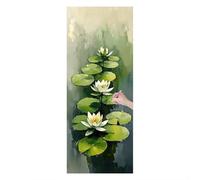 Diamond Painting Adulte Grand Format, Diamond Painting Water Lily, DIY Peinture Diamant Adulte Kit avec Square Drill Toile 100x40cm, Loisirs Créatifs pour Decoration Noel, Cadeau Femme (Abstrait) Z-71