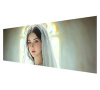 Diamond Painting Adulte Grand Format, Kit Diamond Painting Religion, Broderie Diamant Grand Format, 5D Femme DIY Point de Croix Kit Complet Adulte, Peinture Diamant XXL, pour Murale Décor 30x90cm D-85