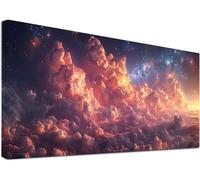 Diamond Painting Adulte Grand Format Nuage, 5D Diamond Painting Ciel éToilé, DIY Activité Manuelle Adulte, Peinture Diamant Kit Broderie, Tableau Decoration Murale, Cadeau Femme 60x120cm 8-8893