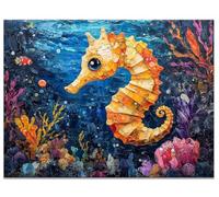 Diamond Painting Adulte Hippopotame, 5D Diamond Painting Corail Kit Broderie Diamant Complet Kit 20x25CM Peinture Diamant Adulte Débutants DIY Point de Croix Cristal Art pour Decoration Chambre Y9-572