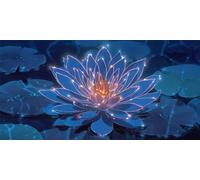 Diamond Painting Adulte La fleur de lotus, Diamond Painting Les plantes Enfant Kits, Peinture Diamant Activité Manuelle Adulte, Canevas Diamant Artisanat, Automne Maison DéCoration 70x140cm g-521