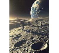 Diamond Painting Adulte La planète Diamond-Painting Kits Loisirs Créatifs Adultes Espace Peinture Diamant Adulte 5D DIY Strass Point de Croix Kit Complet, Maison Murale Décoration, 70x90cm q-874