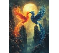 Diamond Painting Adulte Lune 35x45cm 5d Diamond Painting Enfant Full Drill Peinture Diamant Animal Diy Crystal art Loisirs Créatifs Mit Vollständiges Werkzeug Pour Décor Murale se détendre Cadeau T397