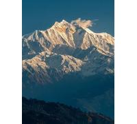 Diamond Painting adulte Montagne EnneigéE, 5D DIY Diamond Painting Paysage, Peinture Diamant Activité Manuelle Enfant, Carré Diamant Point de Croix Kits, pour Décoration Murale Maison, 30x40cm P-2571