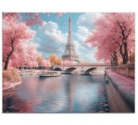 Diamond Painting Adulte Paris, 5D Diamond Painting Rue Kit Broderie Diamant Complet Kit 40x30 cm Peinture Diamant Adulte Débutants DIY Point de Croix Cristal Art pour Noel Decoration Chambre Y9-270