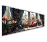 Diamond Painting Adulte Paysage, Broderie Diamant Painting Complet 300x100cm Diamant Peinture Canapé Artisanat Cristal Strass Point de Croix Peinture Diamant Artisanat Set, Decoration Maison WQ-270