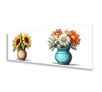 Diamond Painting Adulte Paysage Peinture Diamant Fleur Broderie Diamant Kit Complet, Diamond Painting Grand Format 40x120 cm, DIY 5D Cristal Broderie Point de Croix Art pour Decoration Maison W0-392