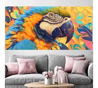 Diamond Painting Adulte Perroquet Grand Diamond Painting 50x150cm,2026 Nouveau DIY Crystal Art Couleur 5D Full Dril Rhinestone Canvas Broderie Cross Stitch Peinture Diamant Beginner Décor O-158G