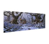 Diamond Painting Adulte Petit Format 80x40cm, 5D Diamond Painting Forêt Peinture Diamant Enfant Champignon Broderie Diamant Kit Complet Accessoires, Loisirs Créatifs Adultes, Decoration Chambre X2-314