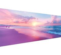 Diamond Painting Adulte Plage Diamond Painting Adulte Coucher De Soleil 5D Broderie Diamants DIY Débutant Art Set Loisir Creatif Pour Chambre Décoration Murale Maison Kind Femme Cadeau 45x90cm YZ-346