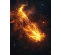 Diamond Painting Adulte Plume 50x70cm 5d Diamond Painting Enfant Full Drill Peinture Diamant Ciel éToilé Diy Crystal art Loisirs Créatifs Mit Vollständiges Werkzeug Pour Décoration Murale Cadeau T451