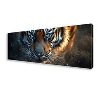 Diamond Painting Adulte Tigre Peinture Diamant Animal Broderie Diamant Kit Complet, Diamond Painting Grand Format 20x60 cm, DIY 5D Cristal Broderie Point de Croix Art pour Decoration Maison W0-378