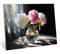 Diamond Painting Adulte Vase Diamond Painting Enfant Débutant, 5D Peinture Diamant Fleur Artisanat Strass Point de Croix Broderie Diamant Kit Complet, pour Murale Maison Décoration 100x150 cm H-9340