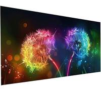 Diamond Painting Adulte xxl Couleur 20x40 cm Peinture Diamant Pissenlit 5D Broderie Diamant kit Complet Accessoires DIY Activité Manuelle Adulte Point de Croix Painting pour Decoration Maison S-700
