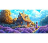 Diamond Painting Adulte XXL Grand Format, Le ciel de la forêt Diamant Art Enfant Ronde Peinture Kit Débutant, 5D DIY Cristal Strass Point de Croix Set pour Décoration Murale Maison Amis 100x130cm E699