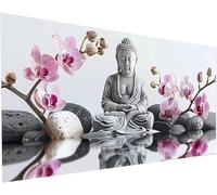 Diamond Painting Adulte xxl OrchidéE 25x50 cm Peinture Diamant Religion 5D Broderie Diamant kit Complet Accessoires DIY Activité Manuelle Adulte Point de Croix Painting pour Decoration Maison S-477