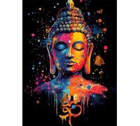 Diamond Painting Adulte Zen DIY Diamond Painting Kit Complet Peinture Diamant pour Débutants Enfant, 5D Broderie Diamant Couleur Art du Puzzle Canevas Peinture Décoration Murale Cadeau60x90cm H-348