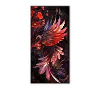 Diamond Painting Adultes Enfants, Diamond Painting Fleurs Oiseaux 100 x 200, Peinture Diamant Bricolage Activité Manuelle Adulte Broderie Diamant Grand Format Automne Tableau Decoration Murale Q-305
