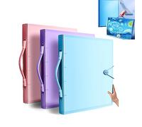 Diamond Painting Album avec Poignée, A3 Livre de Stockage de Peinture au Diamant, 30 Pochettes Peut Contenir 60 Feuilles, Pages Intérieures épaissies Haute Définition