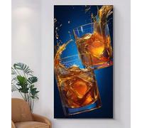 Diamond Painting Alcool Diamond Painting Adulte 60x120cm Peinture Diamant Abstrait 5D Broderie Diamant Kit Bricolage Manuelle Adulte Broderie Point de Croix Cristal Arts Murale Maison Décor A-U1456