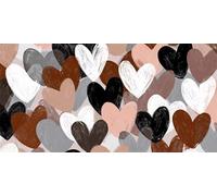 Diamond Painting Amour Kits, DIY Diamond Painting Adulte Enfant Noir Set, Carré Full Drill Diamant Loisirs CréAtifs Adultes, Peinture Diamant Cristal Art, Adapté à automne fête Cadeau 90x140cm g-1