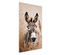 Diamond Painting Âne animal Peinture Diamant Adulte, 5D DIY Diamant Painting Kit Complet, Tableau Perle Diamant Strass Broderie Point de Croix Cristal Painting pour Murale Décoration 60x120cm J-141