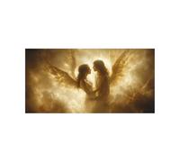 Diamond Painting Ange 5D DIY Strass Peinture Numero Adulte Couple Cristal Art Canevas Kit Complet Adulte 60 x 30CM, Full Drill Kit Broderie Peinture Diamant pour Decoration Maison Cadeau 2509-10852