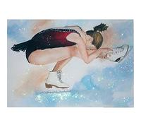 Diamond Painting Ange de ballet, Peinture Diamant Kit Complet 5D DIY Broderie Diamant Cristal Strass Point de Croix Mosaïques Toile Artisanat, Salon Chambre Décoration Murale Square Drill 30x40cm