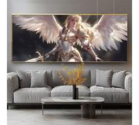 Diamond Painting Ange Diamond Painting Adulte Grand Format 100x200cm Peinture Diamant Kit Broderie Beauté DIY 5D Perle Diamant a Coller Mosaïque Strass Gemmes Point de Croix Maison Décoration 0-sy131
