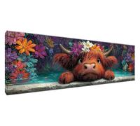 Diamond Painting Animal Diamond Painting Adulte Chat Peinture Diamant Débutants, DIY Canevas Kit Broderie Diamant Complet Kit Point de Croix Cristal Art pour Tableau Decoration Murale 300x100cm G2-901