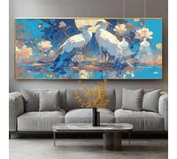 Diamond Painting Animal Diamond Painting Adulte Grand Format 70x140cm Peinture Diamant Kit Broderie Oiseau DIY 5D Perle Diamant a Coller Mosaïque Strass Gemmes Maison Décoration Murale Cadeau 0-sy1033