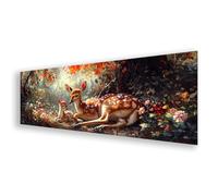 Diamond Painting Animal Diamond Painting Adulte Grand Format 80x240 cm, Peinture Diamant Adulte Cerf Broderie Diamant Kit, DIY 5D Strass Point de Croix Art pour Decoration Murale, Cadeau Femme K0-31