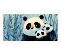 Diamond Painting Animal Diamond Painting Enfant Panda40x80cm Peinture Diamant Loisirs Créatifs Adulte & Enfant Débutant, DIY 5D Cristal Artisanat Broderie Point de Croix Canevas Décoration sjke-311