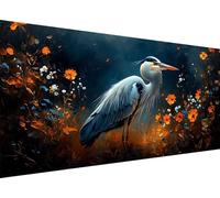 Diamond Painting animal,oiseau Diamond Painting Adulte Grand Format 20x40cm,5D DIY Peinture Diamant Adulte Loisirs Créatifs avec Carré Full Drill Toile pour Halloween Chambre Murale Decoration L1-662