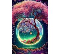 Diamond Painting Arbre De La Vie Peinture Diamant, Grand Format 60x80cm, 5D Diamant Painting Arbre, DIY Broderie Diamant Kit Complet, Loisirs CréAtifs Adultes, Tableau Decoration Murale Salon Cadeau