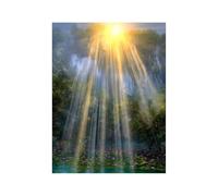 Diamond Painting Arbre Strass Peinture Numero Adulte Paysage Cristal Art Canevas Kit Complet Adulte 55 x 40CM, Full Drill Kit Broderie Peinture Diamant pour Decoration Maison Cadeau Femme 258-2206
