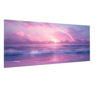 Diamond Painting Arc-en-ciel Diamond Painting Adulte Rose Broderie Diamant Grand Format 50x100cm Diament Peinting Kit, Tableau en Perles à Coller, Peinture de Diamant pour Décoration Murale FD-8924
