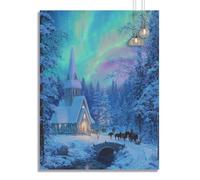 Diamond Painting Aurore Diamond Painting Enfant Forêt Peinture Diamant Kit Broderie Point de Croix Peinture Débutant, DIY 5D Gemmes Perle Diamant a Coller Maison Décoration Murale Cadeau 55x70cm z183f