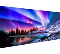 Diamond Painting Aurore, Grand Format Broderie Diamant kit Complet 140x70cm DIY 5D Strass Point de Croix Cristal Painting Artisanat, Loisirs Créatifs Adultes Art Set pour Décor Murale Maison H-39
