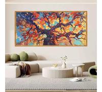 Diamond Painting Automne 50x100cm, 2026 DIY Peinture Diamant Adulte Arbre, Broderie Diamant Round Diamond-Painting Strass Cristal Point de Croix Mosaique Loisir Creatif pour Maison Décoration O-160X