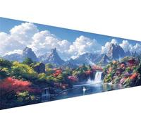 Diamond Painting Automne Diamond Painting Adulte Montagne Kit Broderie Enfant Loisirs CréAtifs Adultes Kit,5D Diy Point Croix Paintings,MosaïQue Pour Maison DéCoration,Cadeau Femme 40x90cm Q1-328