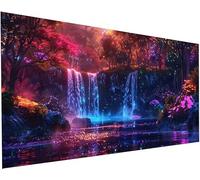 Diamond Painting Automne Peinture Diamant Adulte et Enfant DIY loisirs Créatifs Adultes Broderie Diamant kit Complet Paysage Peintures Arts Diamond Painting pour Decoration Maison 100x200 cm S-711