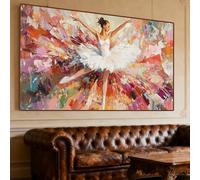 Diamond Painting Ballet Diamond Painting Adulte Grand Format 150x60cm Broderie Diamant Femme Peinture Diamant kit Complet Cristal Point de Croix Activité Manuelle, Décoration Maison Cadeaux O-177G