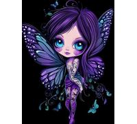 Diamond Painting bandes dessinées Elfe, 5D Diamant Complet Kits Activité Manuelle Adulte, DIY Diamond Art Kits Strass Point de Croix Painting, Diamont Peinture Cristal Maison Décor 100x135cm s-721